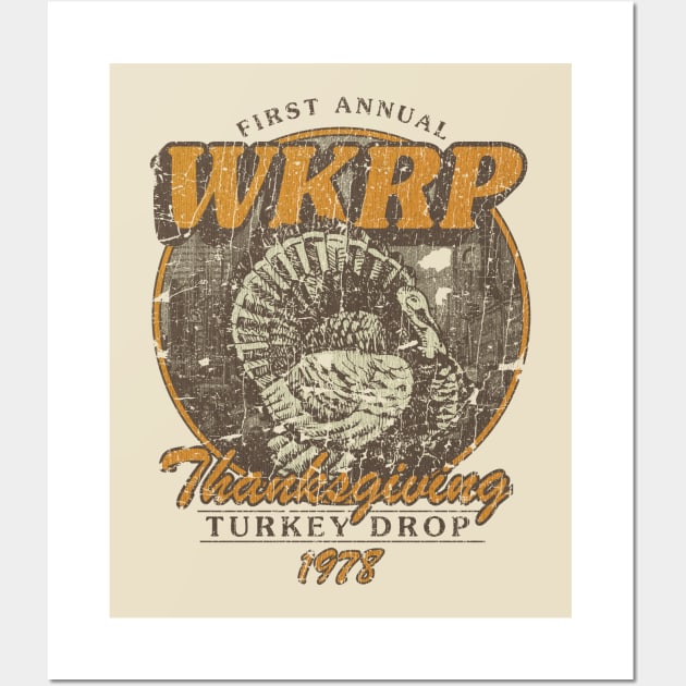 WKRP Turkey Drop 1978 Thanksgiving Posters and Art Prints TeePublic